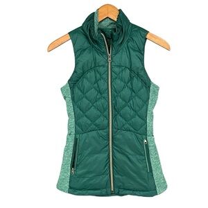Lululemon Athletica Green Quilted Vest
